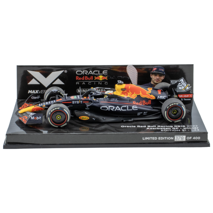1:43 RB18 GP Azerbaijan 2022 - Winner image
