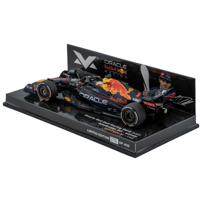 1:43 RB18 GP Azerbaijan 2022 - Winner image