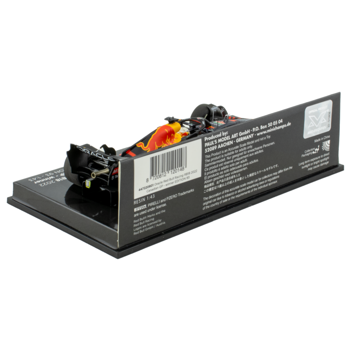 1:43 RB18 GP Canada 2022 - Winner image