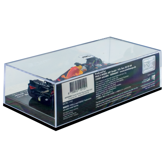 1:43 RB18 GP Hungary 2022 - Winner image