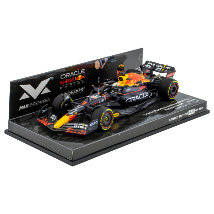 1:43 RB18 GP Hungary 2022 - Winner image