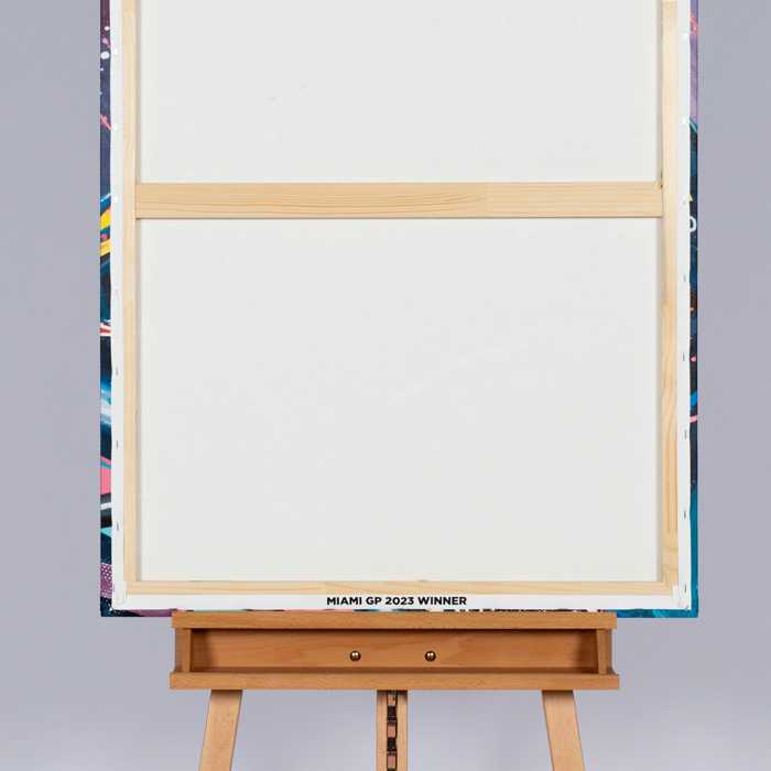 Canvas 75 x 105cm Portret Miami 2023 by Eric Jan Kremer image