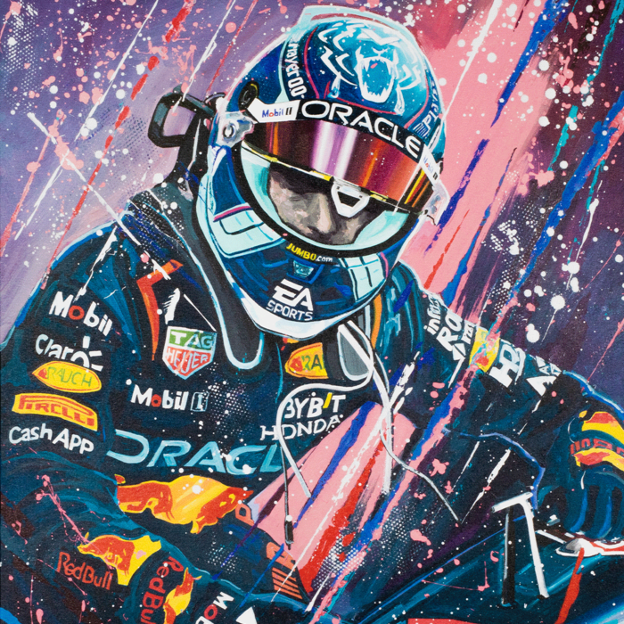 Canvas 75 x 105cm Portret Miami 2023 by Eric Jan Kremer image
