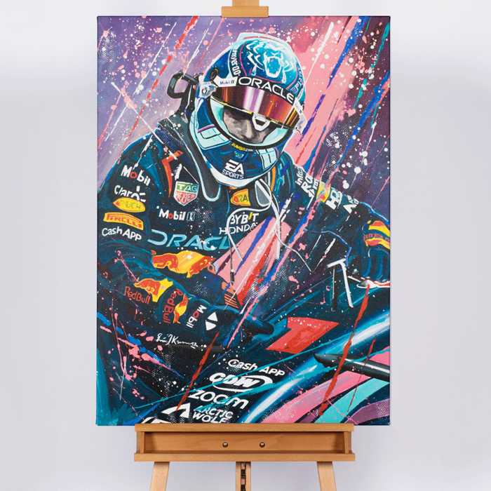 Canvas 75 x 105cm Portret Miami 2023 by Eric Jan Kremer image