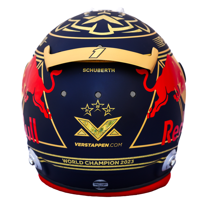 1:2 World Champion 2023 Helmet Max Verstappen image