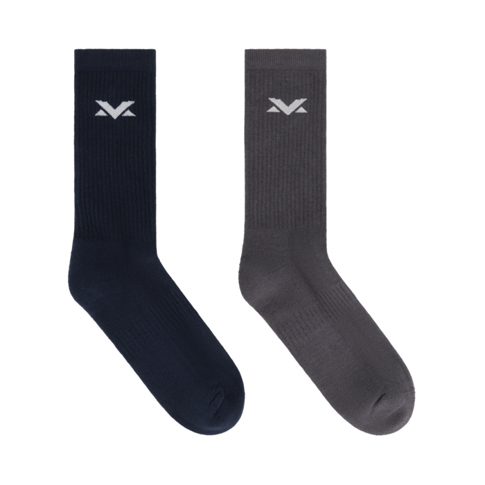 MV Socks 2-pack - Navy/Grey image