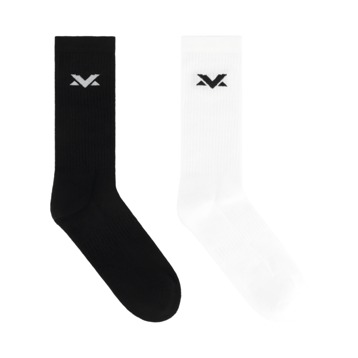 MV Socks 2-pack - Black/White image