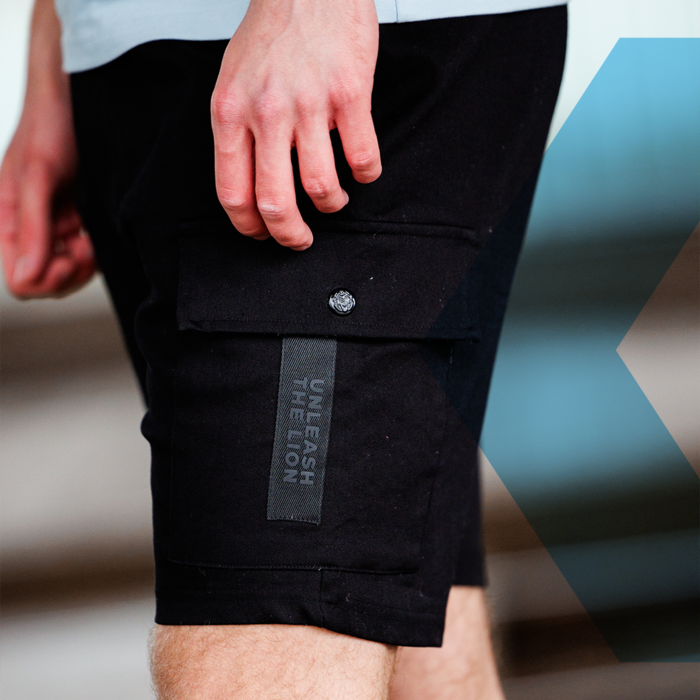 Cargo shorts - Black - Unleash The Lion image