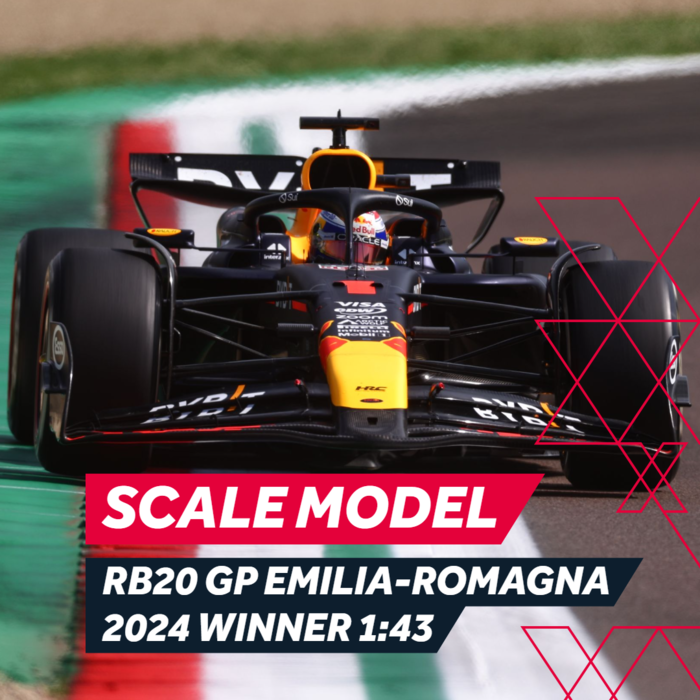 1:43 RB20 GP Emilia-Romagna 2024 - Winner - Scale model image