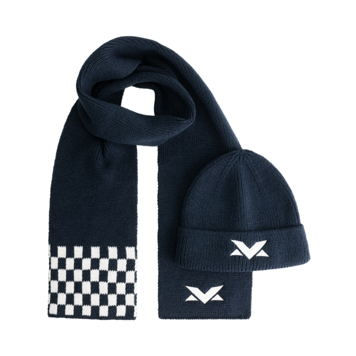 MV Kids - Beanie and Scarf - Navy image