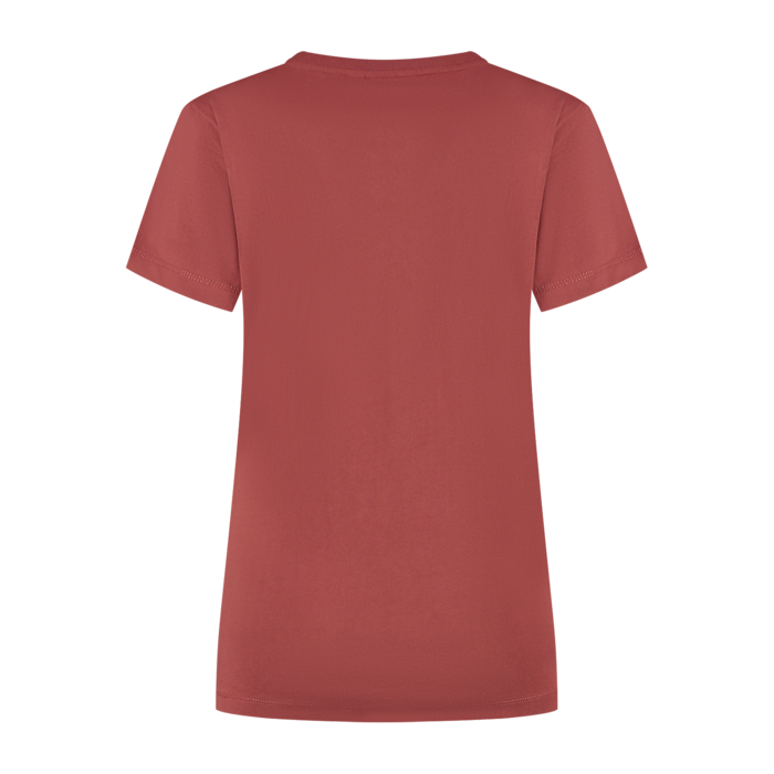 Womens - MV T-shirt - Burgundy - Essentials image