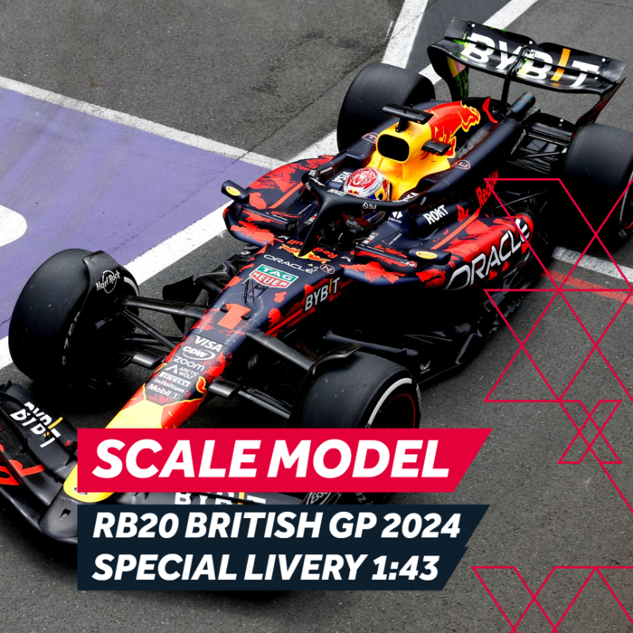 1:43 RB20 British GP 2024 Special Livery - Scale model image