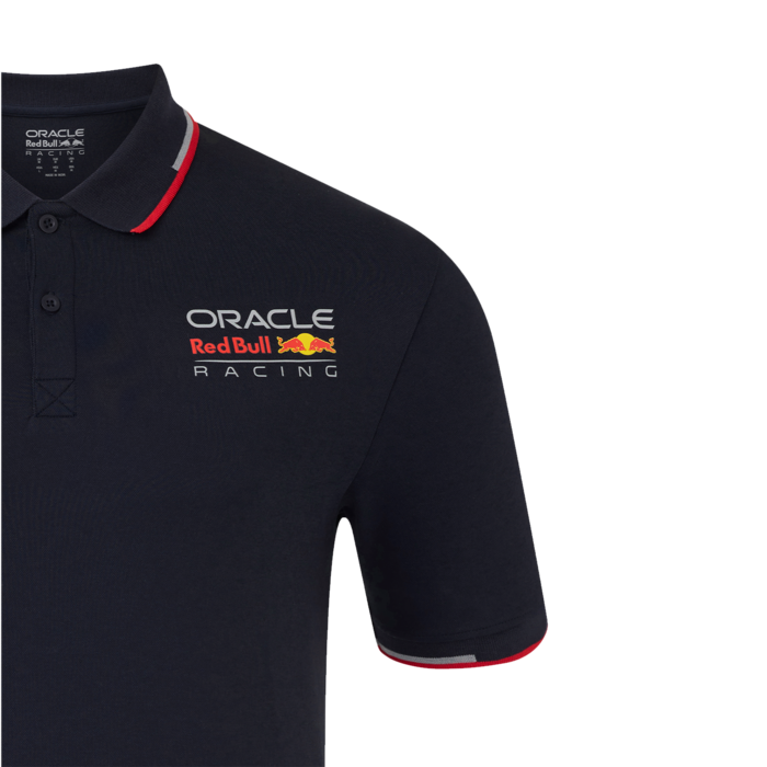 Full Colour Logo Polo - Navy image