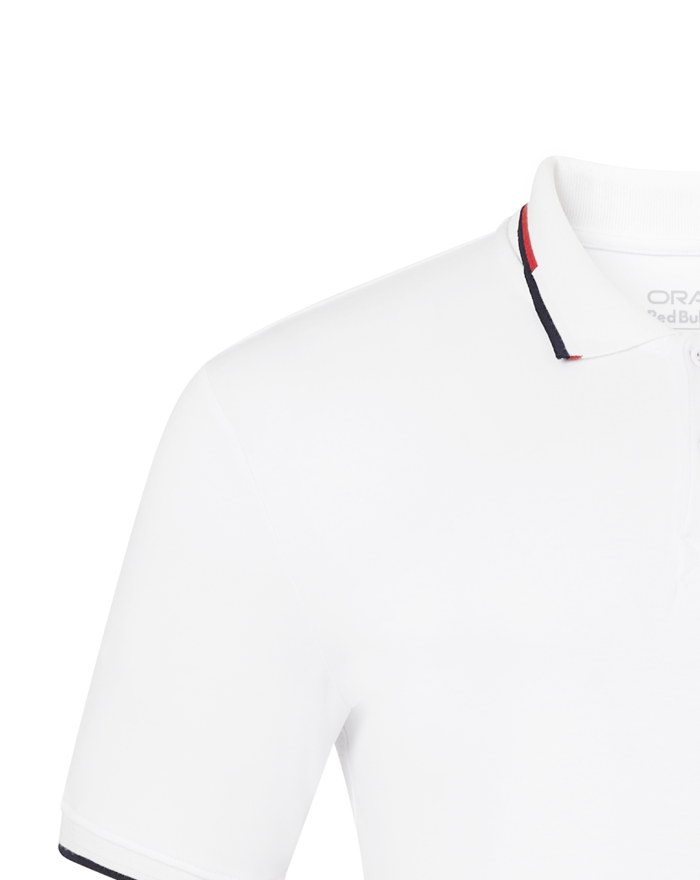 Full colour Logo Polo - White image