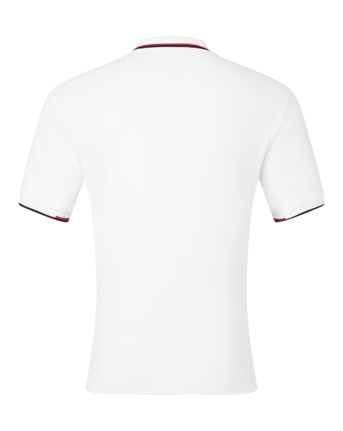 Full colour Logo Polo - White image