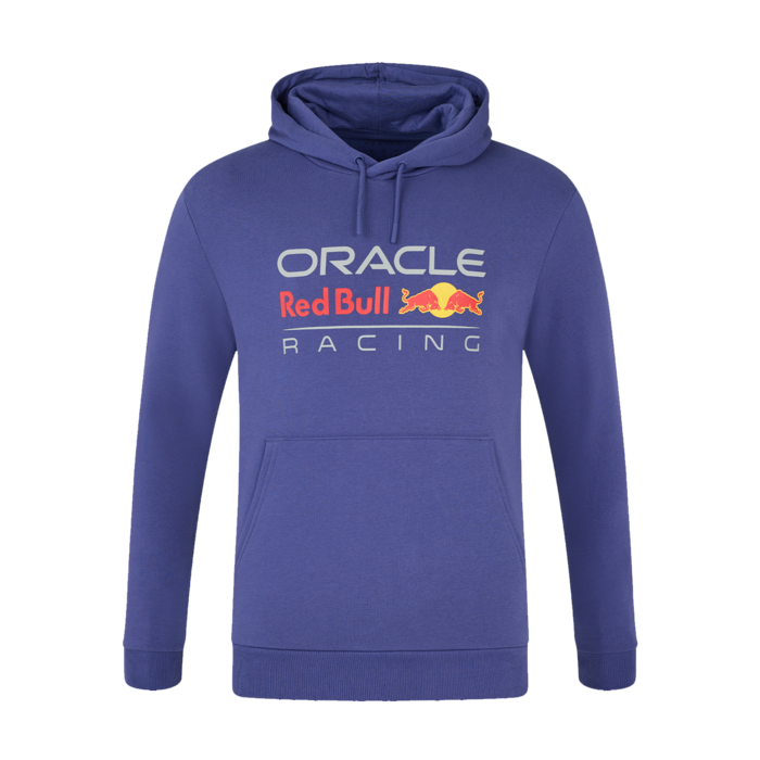 Large Front Logo Hoodie - Blue image