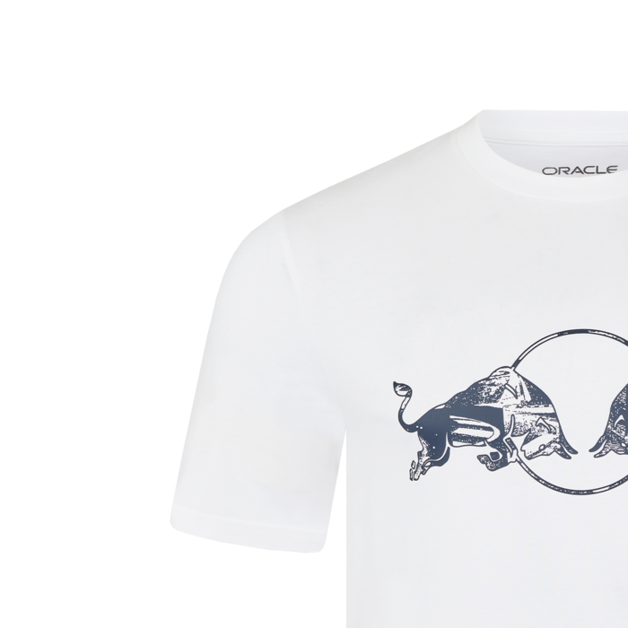 Graphic Bull T-shirt - White image