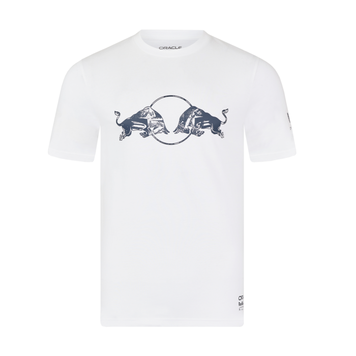 Graphic Bull T-shirt - White image