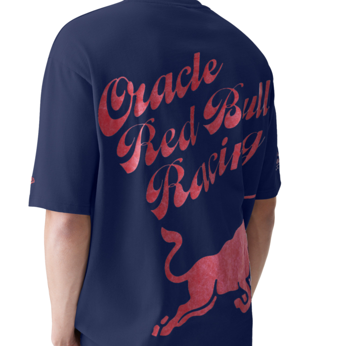 Back Graphic Oversized T-shirt - Navy image