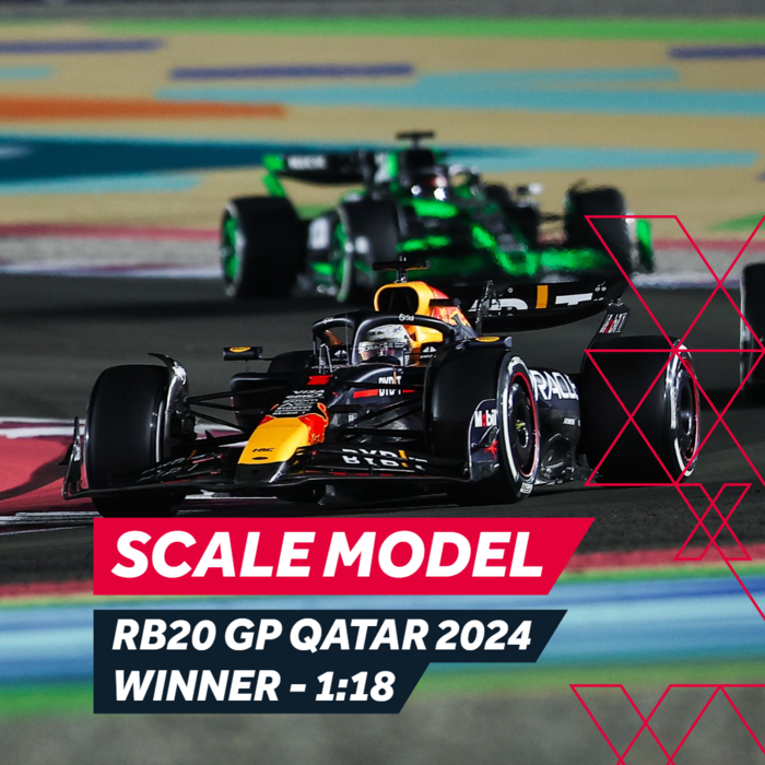 1:18 RB20 GP Qatar 2024 - Winner image
