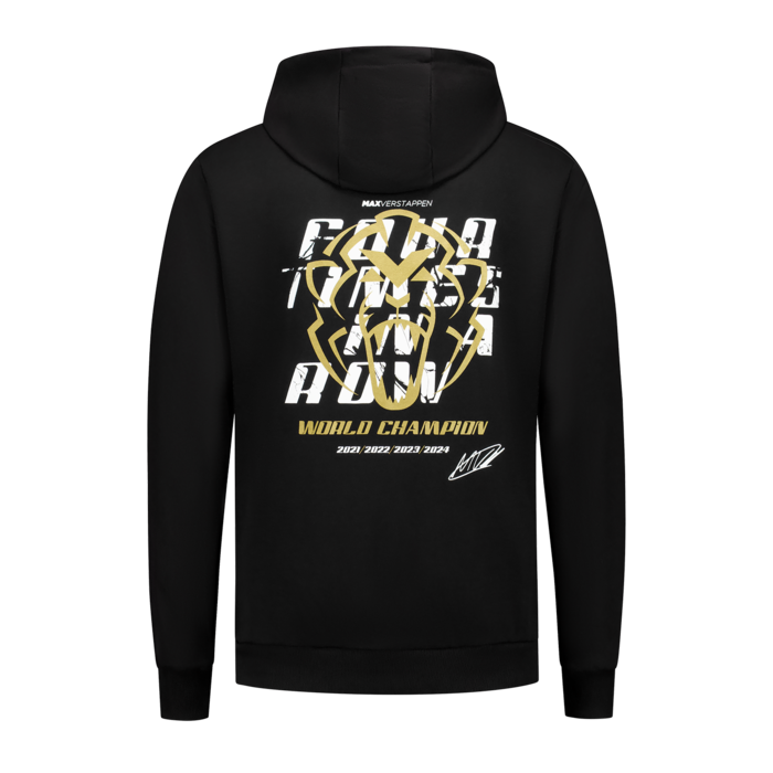 Four Times In A Row - Hoodie - Black image