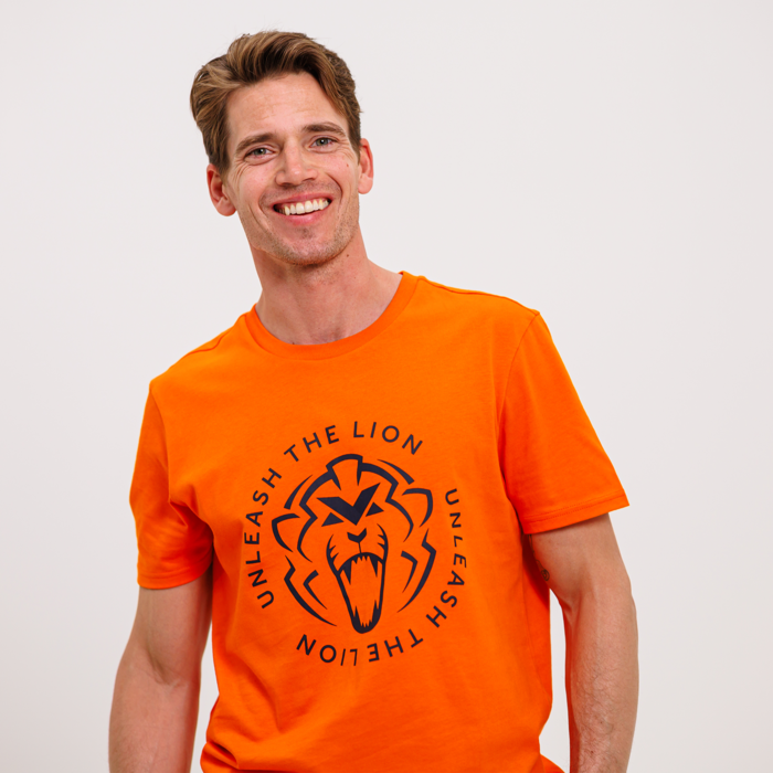 T-Shirt - Orange - Unleash The Lion image