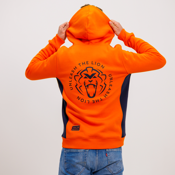 Zip-Hoodie - Orange - Unleash The Lion image