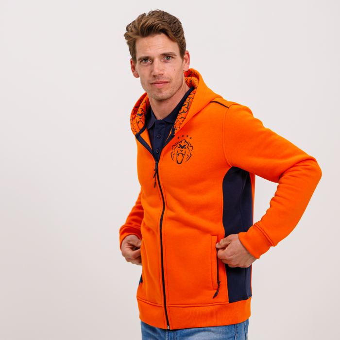Zip-Hoodie - Orange - Unleash The Lion image