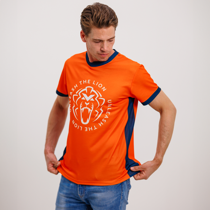 Sportshirt - Orange - Unleash The Lion image