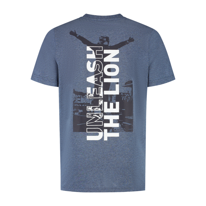 T-Shirt - Heather Blue - Unleash The Lion image