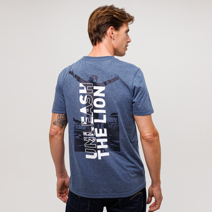 T-Shirt - Heather Blue - Unleash The Lion image