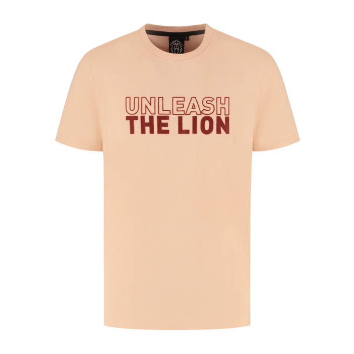 T-Shirt - Peach - Unleash The Lion image