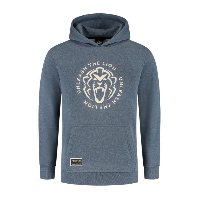 Hoodie - Heather Blue - Unleash The Lion image