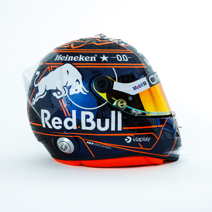1:4 - Orange Lion Helmet 2025 - Max Verstappen image