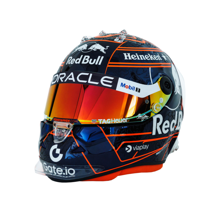 1:4 - Orange Lion Helmet 2025 - Max Verstappen image