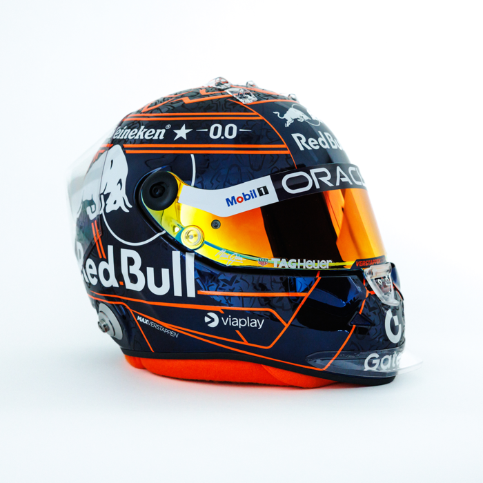 1:4 - Orange Lion Helmet 2025 - Max Verstappen image