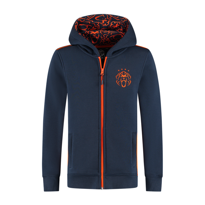 Kids - Zip-Hoodie - Navy - Unleash The Lion image