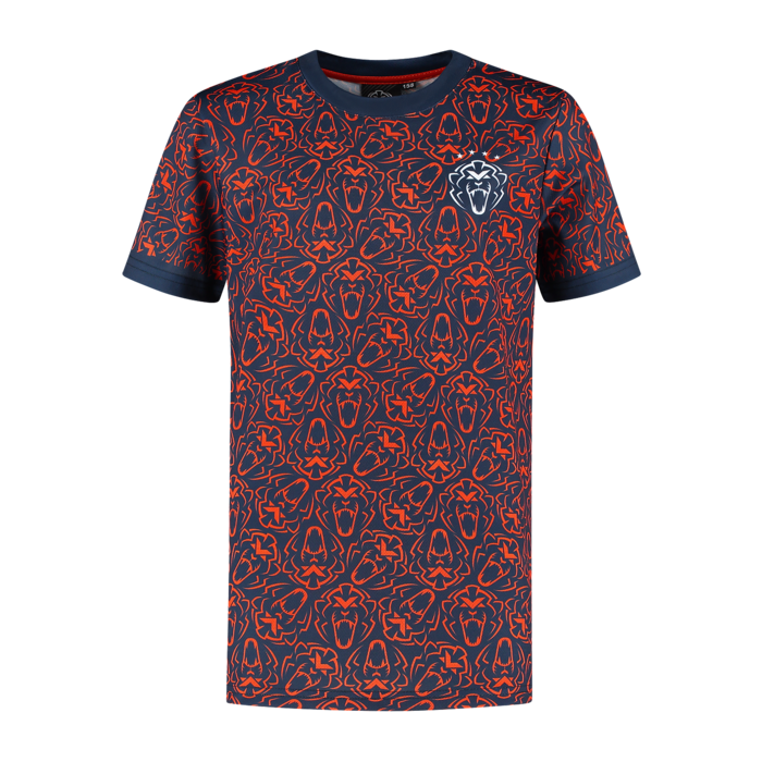Kids - Orange Lion Sportshirt - Unleash The Lion image