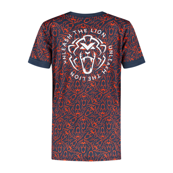 Kids - Orange Lion Sportshirt - Unleash The Lion image