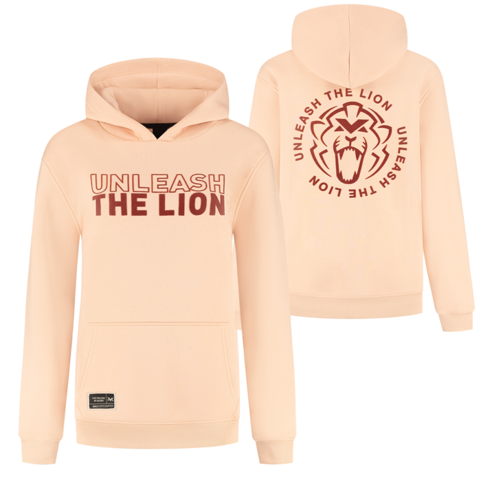 Hoodie - Peach - Unleash The Lion image