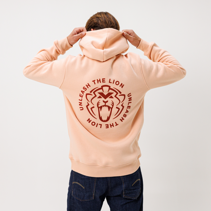Hoodie - Peach - Unleash The Lion image