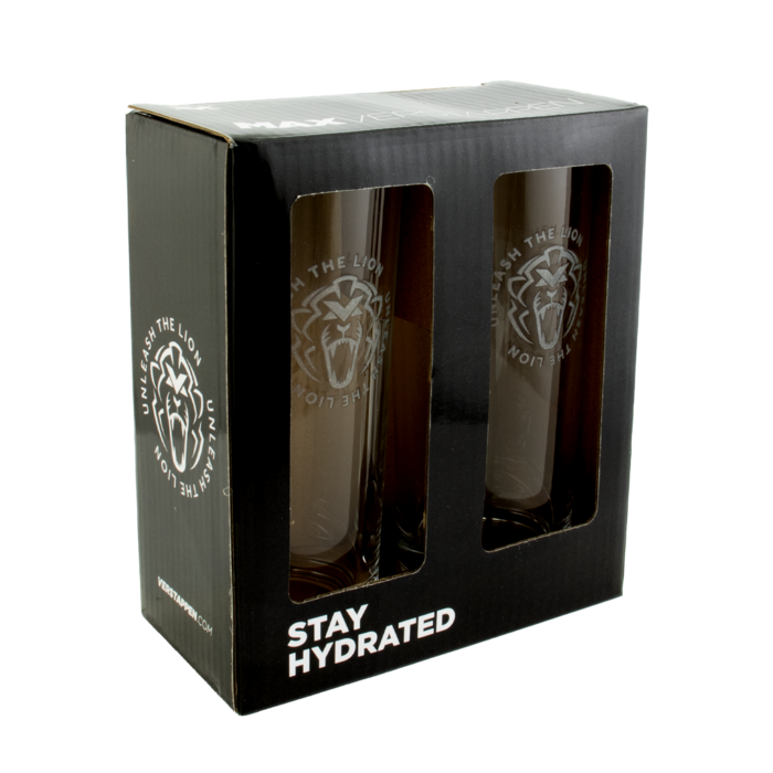 Long Drink Glasses - 2-pack - Unleash The Lion image