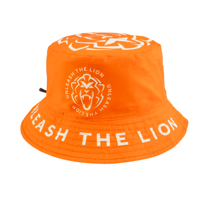 Orange Lion Reversible Bucket Hat - Unleash The Lion image