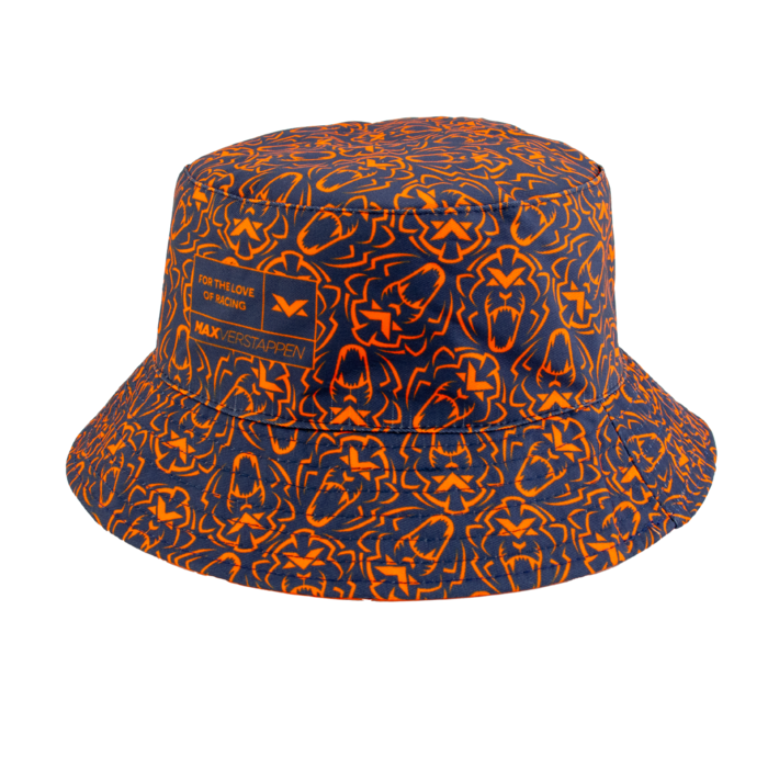 Orange Lion Reversible Bucket Hat - Unleash The Lion image