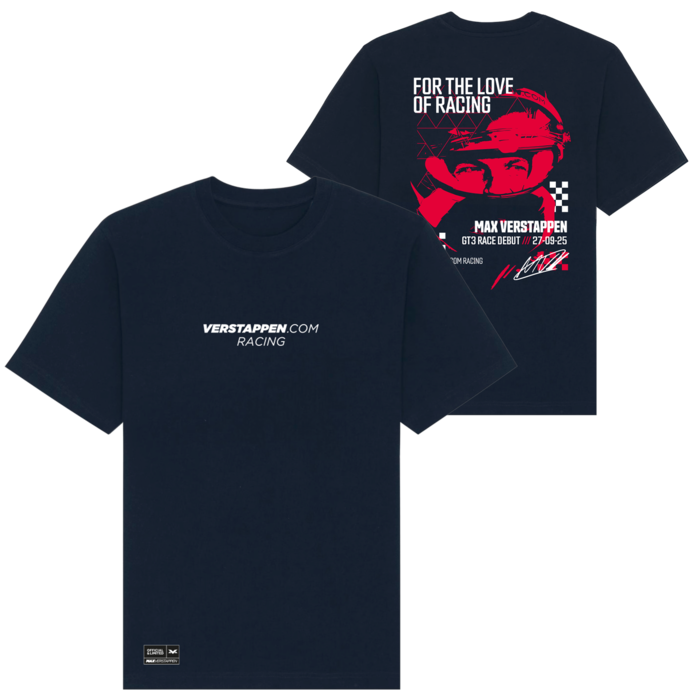 GT3 Race Debut T-shirt - Navy - Max Verstappen image