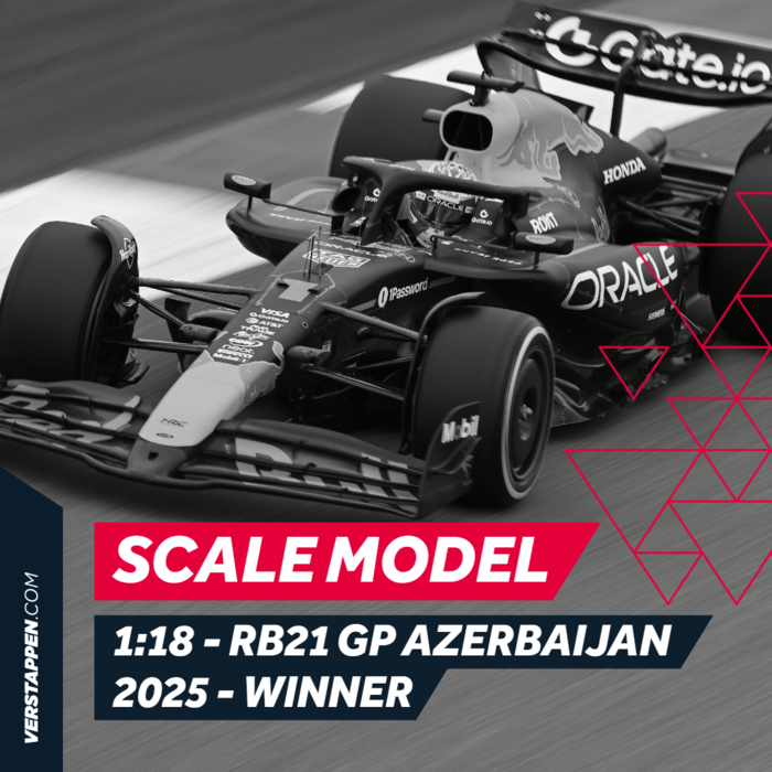 1:18 RB21 GP Azerbaijan 2025 - Winner image
