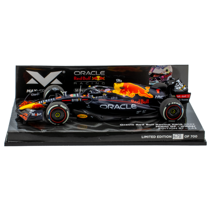 1:43 RB18 GP Miami 2022 - Winner image