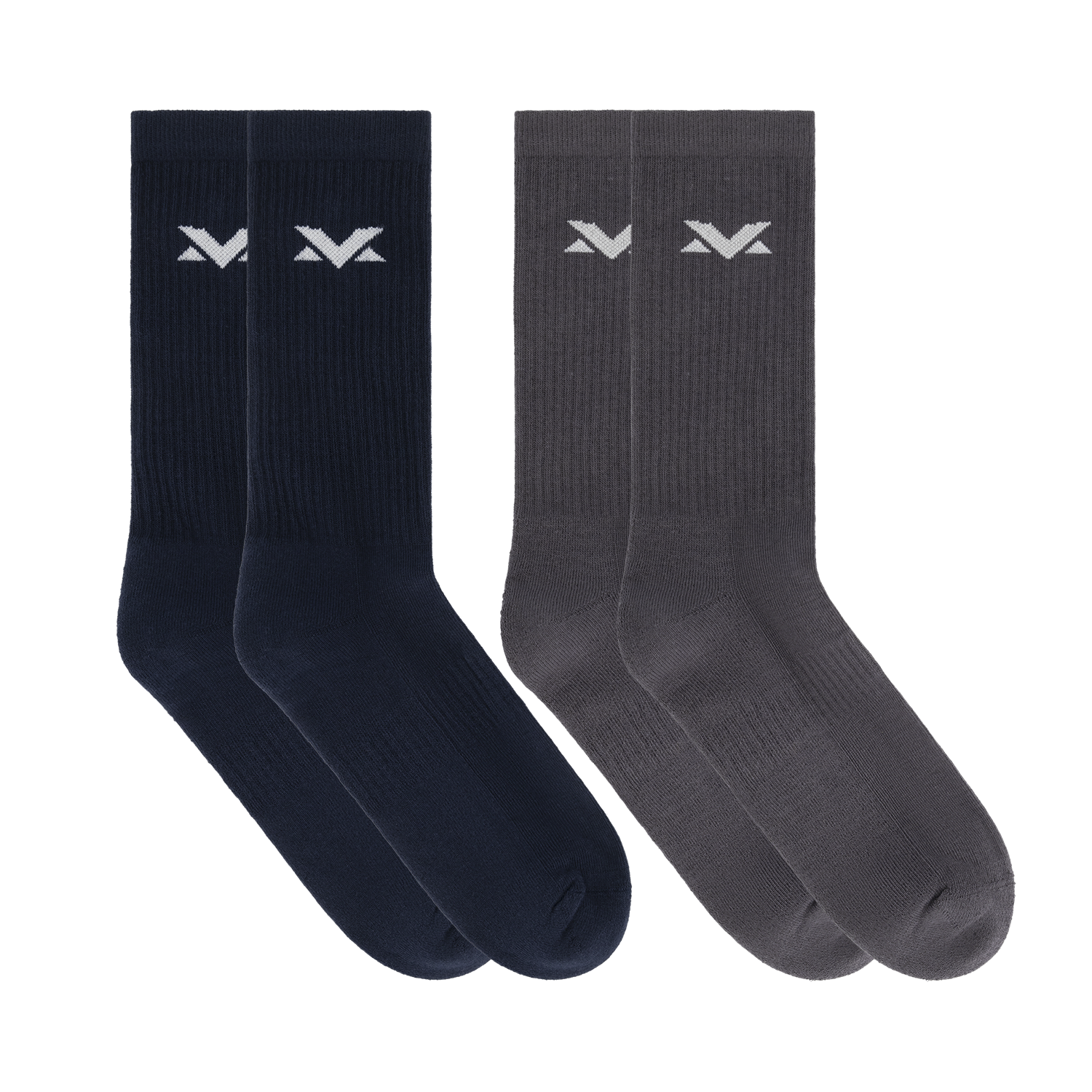 MV Socks 2-pack - Navy/Grey