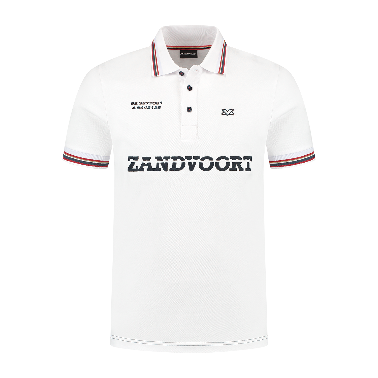 Polo - White - MV Official x Zandvoort