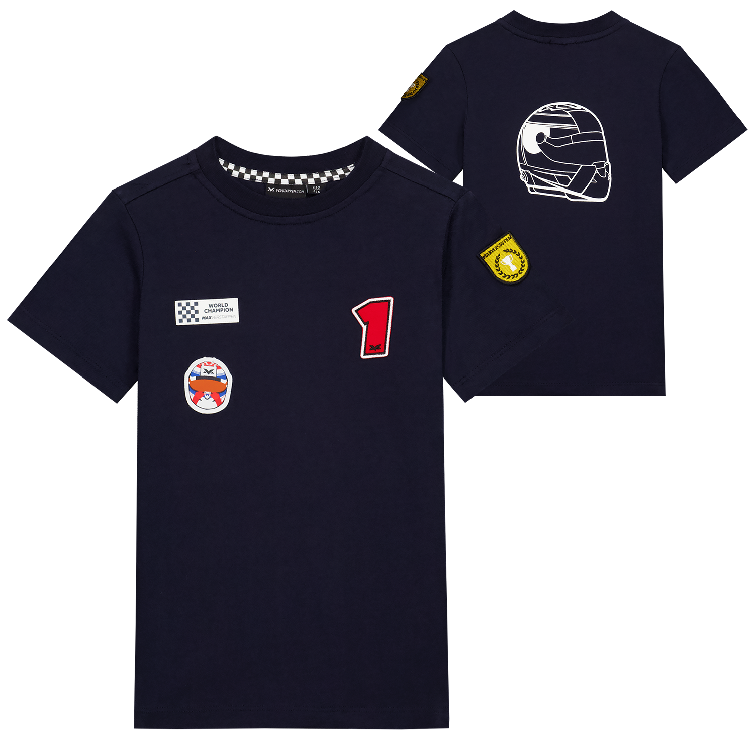 MV Kids - T-shirt Badges - Navy - Max Verstappen